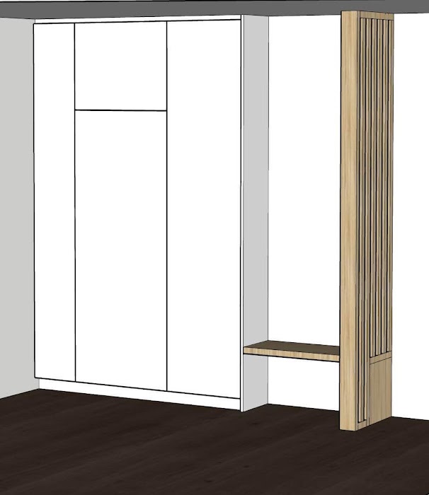 Aménagement de buanderie et hall d'entrée