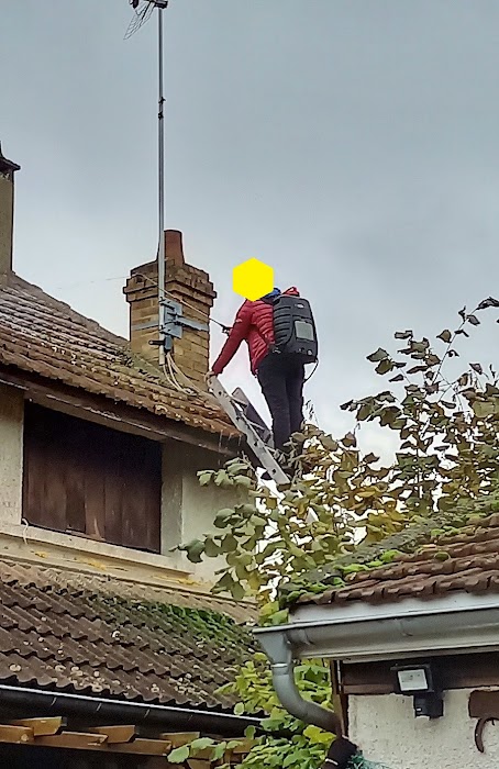 Intervention professionnelle sur toiture