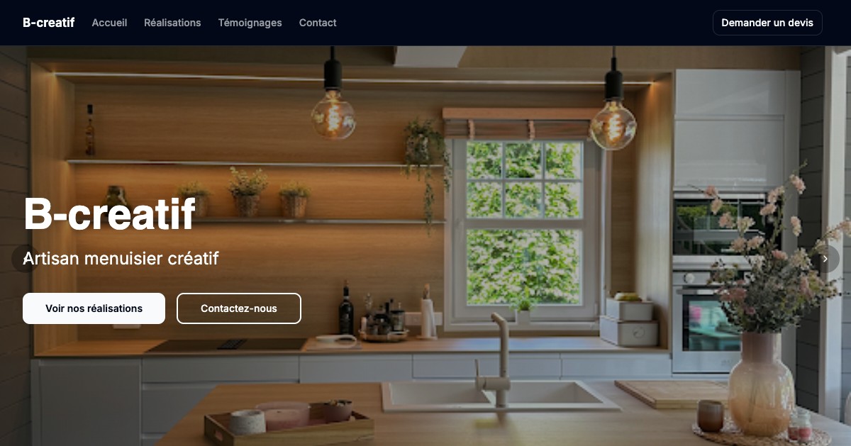 Aperçu du site bcreatif