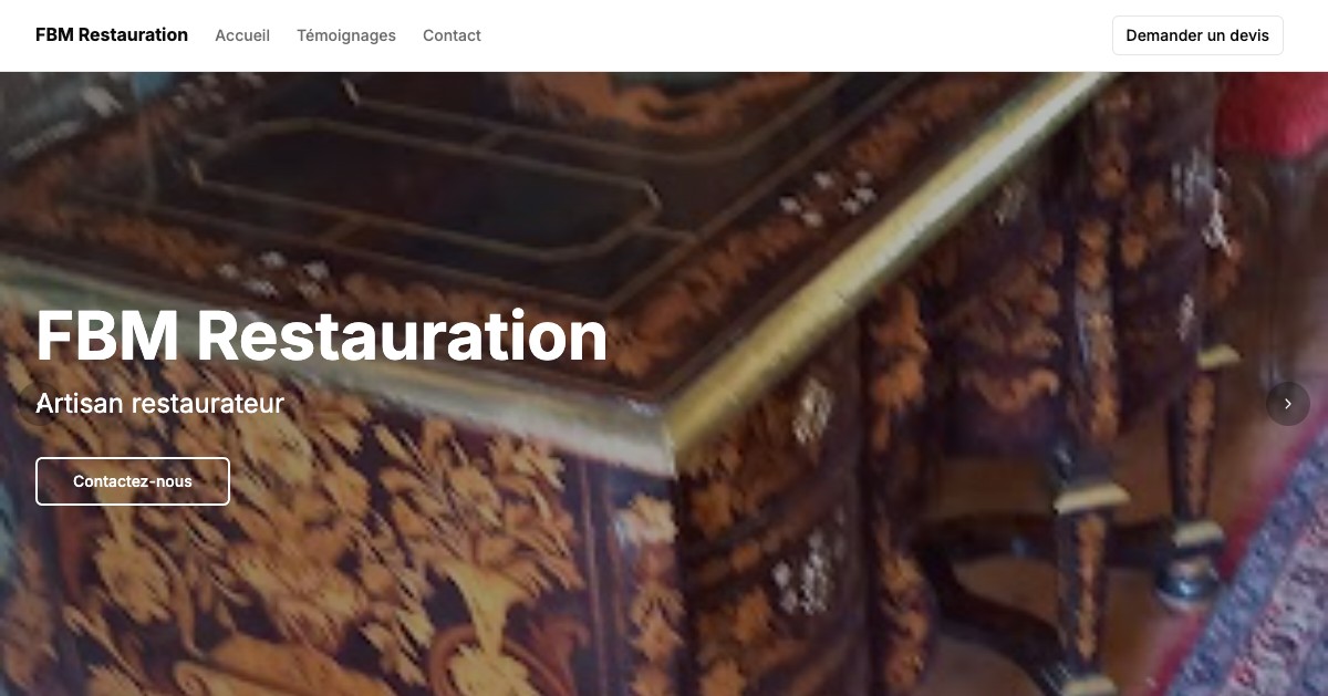Aperçu du site ebeniste-cahors
