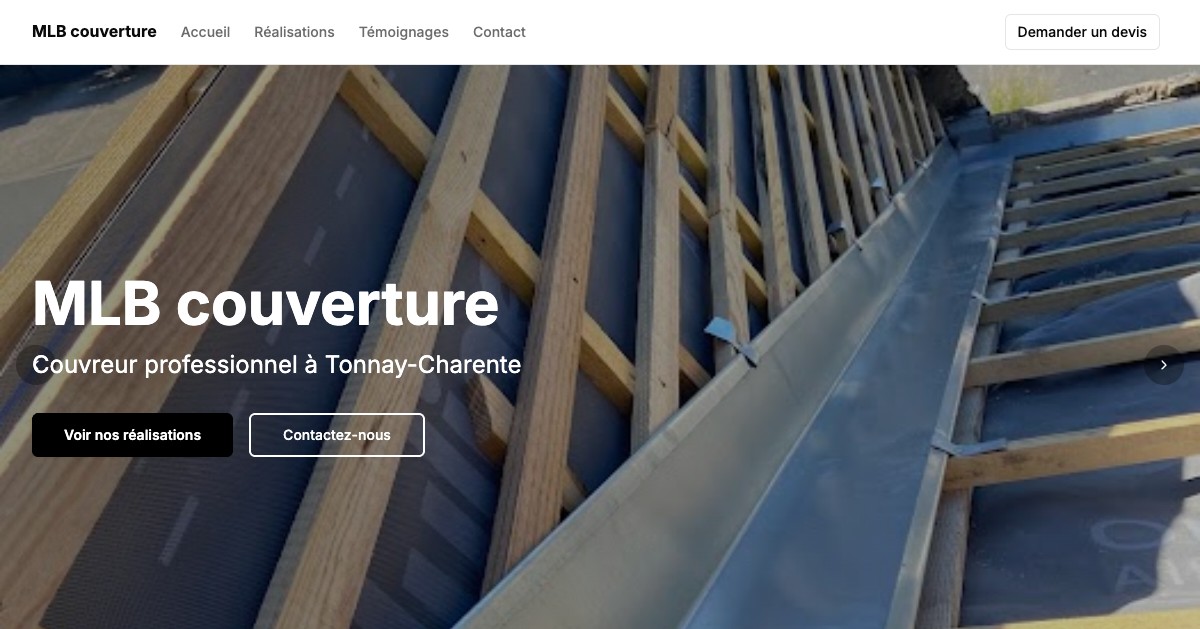 Aperçu du site mlbcouverture