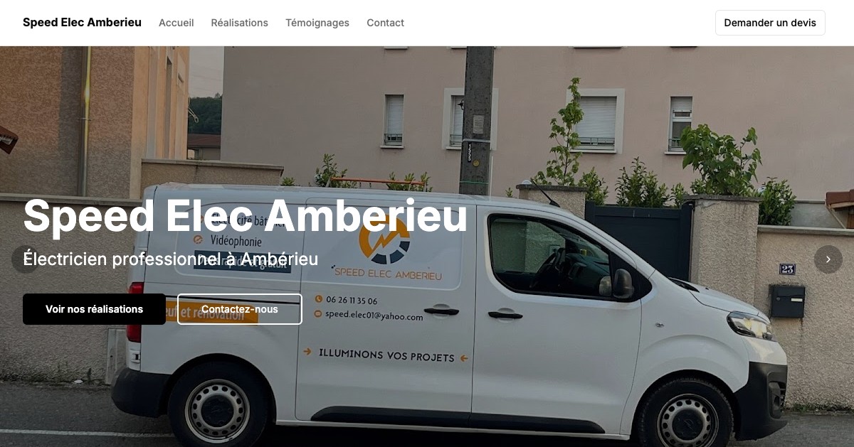 Aperçu du site speedelecamberieu